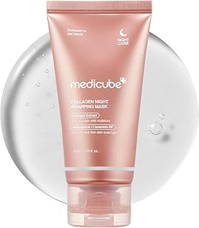 Collagen Wrapping Mask Elasticity and Hydration - Face Sleep Mask with Collagen Wrapping Film for Skin Renewal and Rejuvenation - Image 1