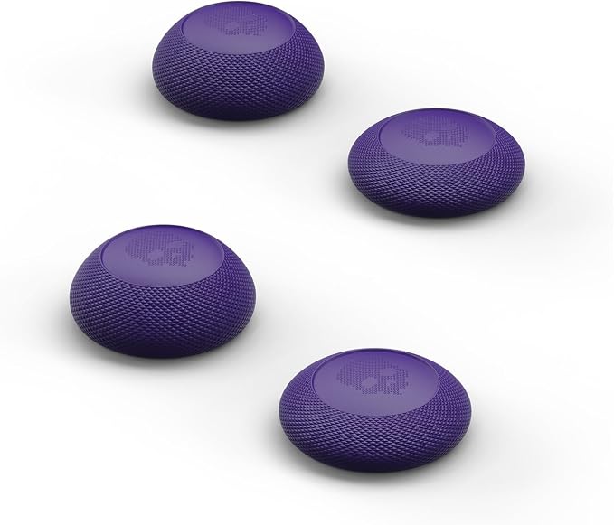 Skull & Co. Convex Thumb Grip Caps Joystick Cap Analog Stick Cap Thumbstick Grip Cover for Nintendo Switch Pro Controller & PS5 / PS4 / Slim/Pro Controller - Galactic Purple, 2 Pairs (4 Pieces) - Image 1