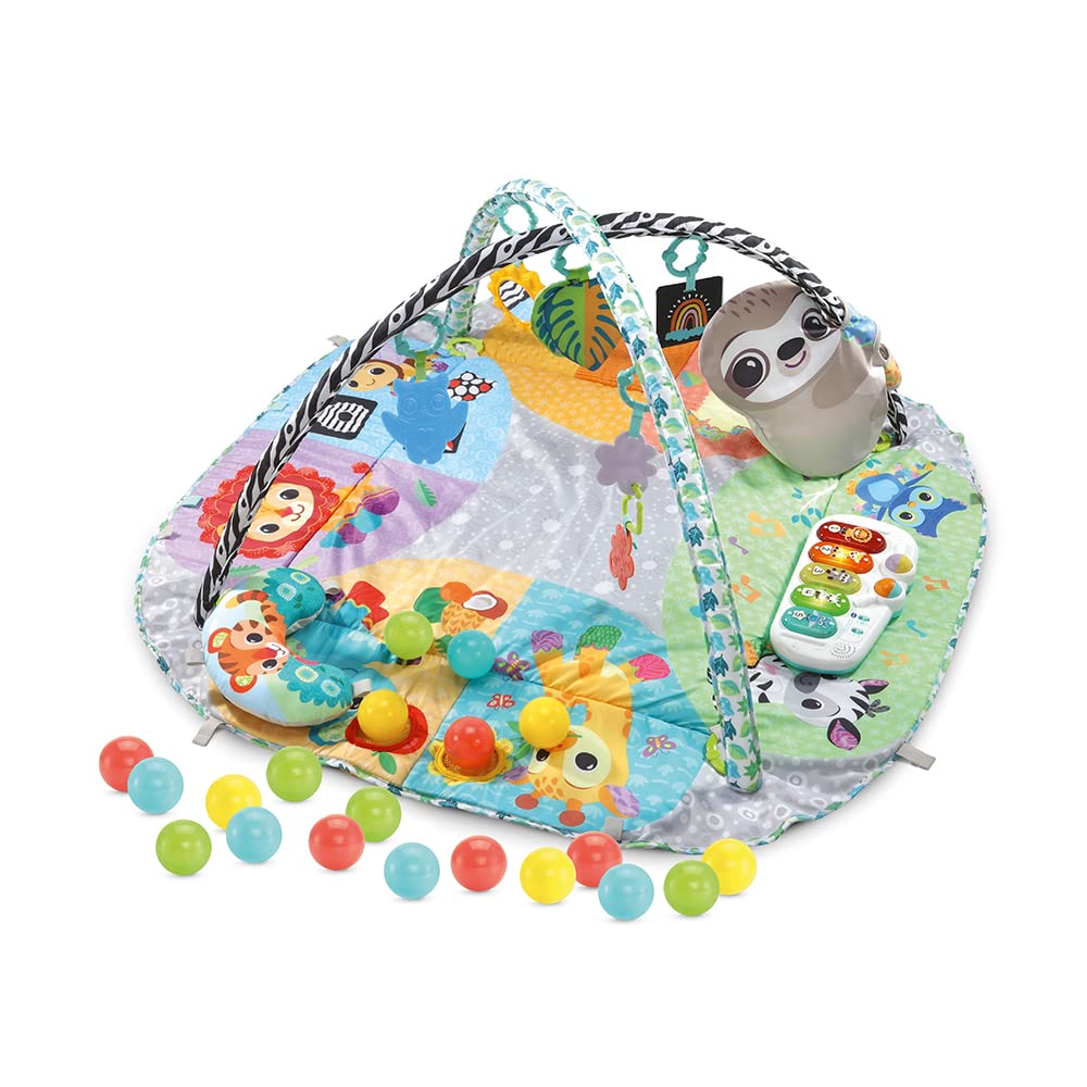 VTech - Maxi 7-in-1 Sensory Play Mat, Ball Pool, Activity and Development Toy, Luminous Xylophone, Rattles, Newborn Gift - Image 1