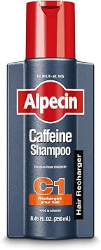 Alpecin Caffeine Shampoo C1-1 x 250ml - Stimulating Shampoo Against Hereditary Hair Loss to Improve Hair Growth in Men - Image 1