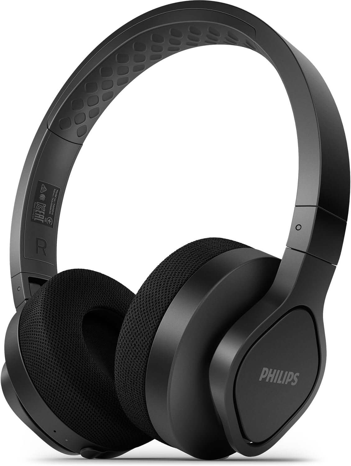 Philips Audio A4216BK/00 Casque Sport Bluetooth sans Fil (35 Heures d'Auxtonomie, Protection Ip55, Coques Aérées, Coussinets Lavables) Noir - Image 1