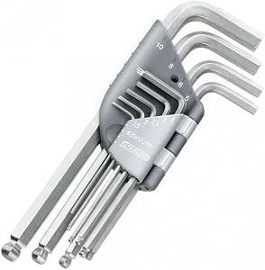Facom 83SHST.JP9A Set of 9 Stainless Steel Allen Keys - Hexagon - 1.5 mm to 10 mm - Image 1