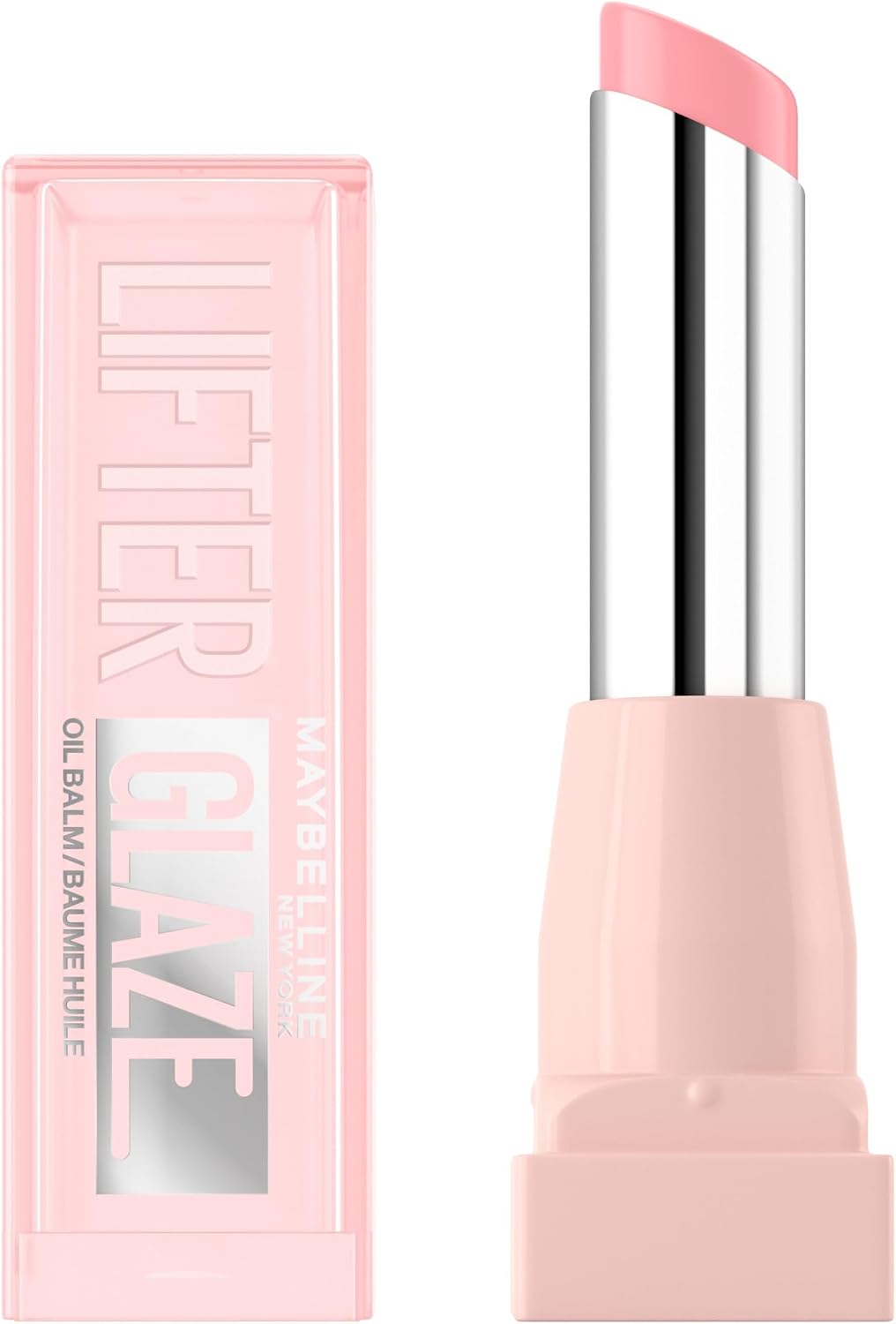 Maybelline New York - Moisturizing Oil Balm - Smooth and shiny lips - Lacquer effect - Enriched with Hyaluronic Acid and Cherry Extract - Lifter Glaze - Shade : 002 Pink Drip - Image 1