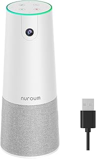 Nuroum C20 Tout-en-Un Webcam avec Microphone et Haut-Parleur,1080P Full HD avec 100°Grand Angle,Ultra Grand Angle,Videocaméra avec Réduction du Bruit AI,Webcam PC USB Plug&Play pour Windows/Mac - Image 1