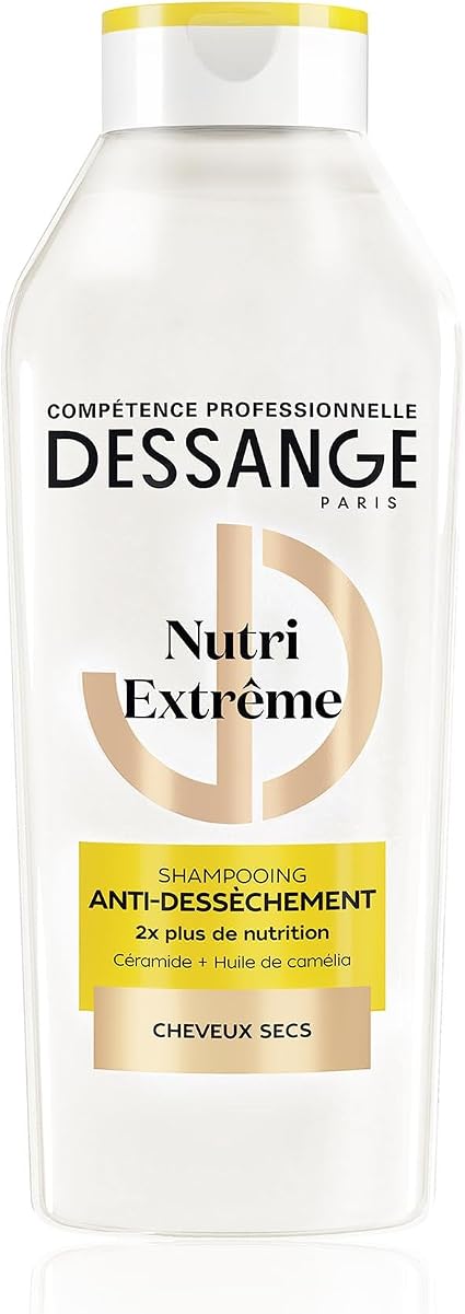 DESSANGE - Nutri-Extreme Shampoo - Formula Enriched With Ceramide & Camellia Oil - Anti-Drying - Nourishes, Protects & Softens - Dry Hair - 280ml - Image 1