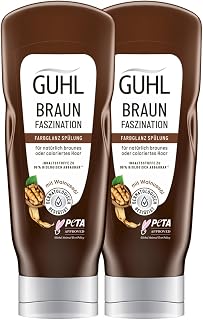 Braun Fascination Conditioner 2 x 200 ml Hair Type: Brown, Brown Enriched with Brown Colour Pigments, Dermatologically Tested - Image 1