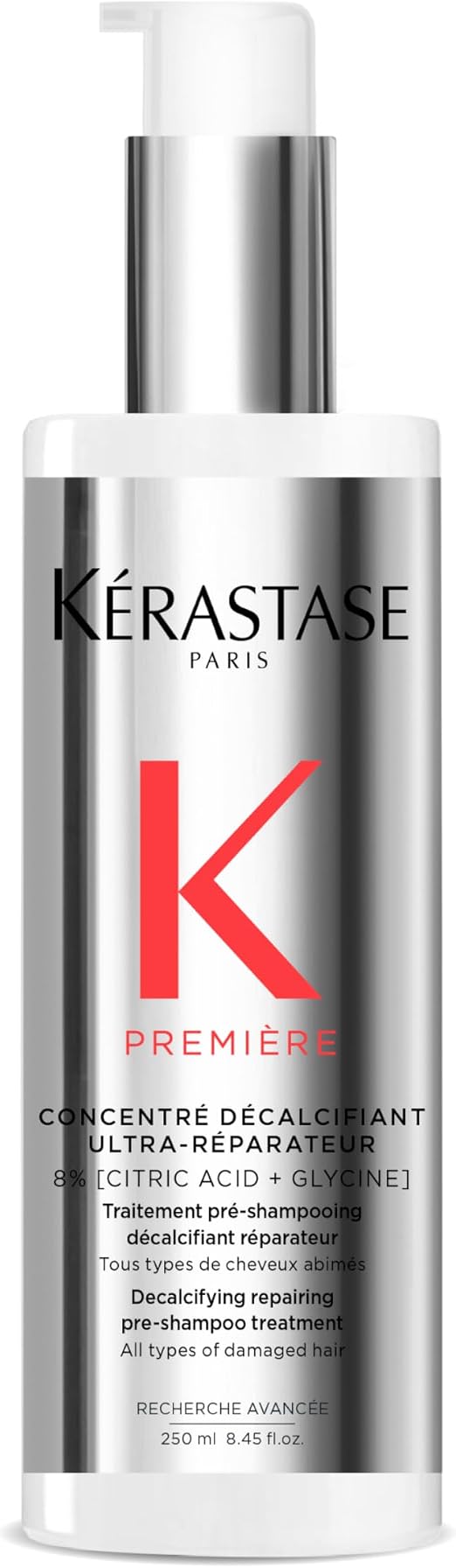 Kerastase Première - Ultra-Repair Detalcifying Concentrate - Pre-Shampoo Hair Treatment - 93% Less Breakage - +75% Shine - Sulfate Free - Damaged Hair - 250 ml - Image 1