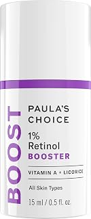 Booster 1% Retinol Serum - Firming, Anti-Aging, Anti-Wrinkle, Against Dark Spots & Enlarged Pores - with Vitamin A - All Skin Types - 15 ml - Image 1