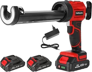 Pistolet à Silicone électrique pour Makita 18V, Pistolet à cartouche electrique 1500mAh, pistolet silicone avec LED,4 vitesses réglables, Pistolet Joints electrique 300ML pour Sceller,Étanchéifier - Image 1