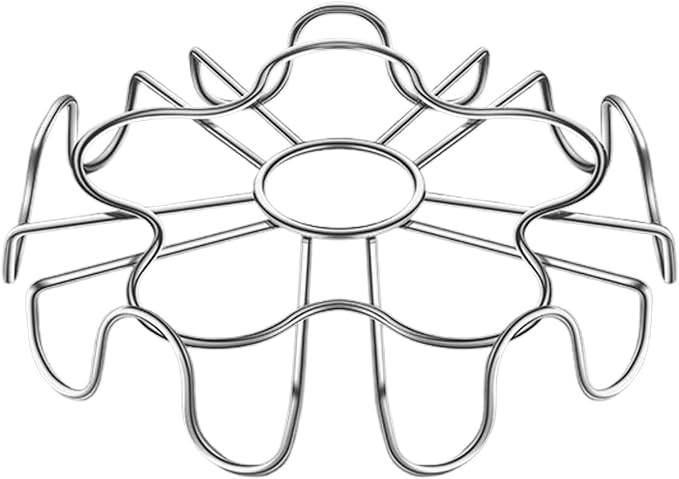 Steamer Rack - Stainless Steel Cooking Rack, Shaped Baking Tray | Instant Pot Accessories, Steamed Egg Rack, Kitchen Utensils For Cooking - Image 1