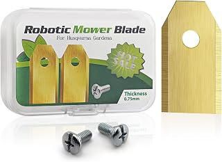 36 Pieces for Robot Lawn Mower Blade with Screws Compatible with Automower, Gardena, Husqvarna - Image 1