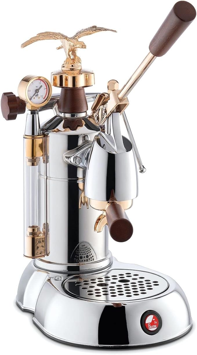 La Pavoni Smeg Expo LPLEXP01EU 1.6 Litre Steel Lever Top Coffee Maker - Image 1