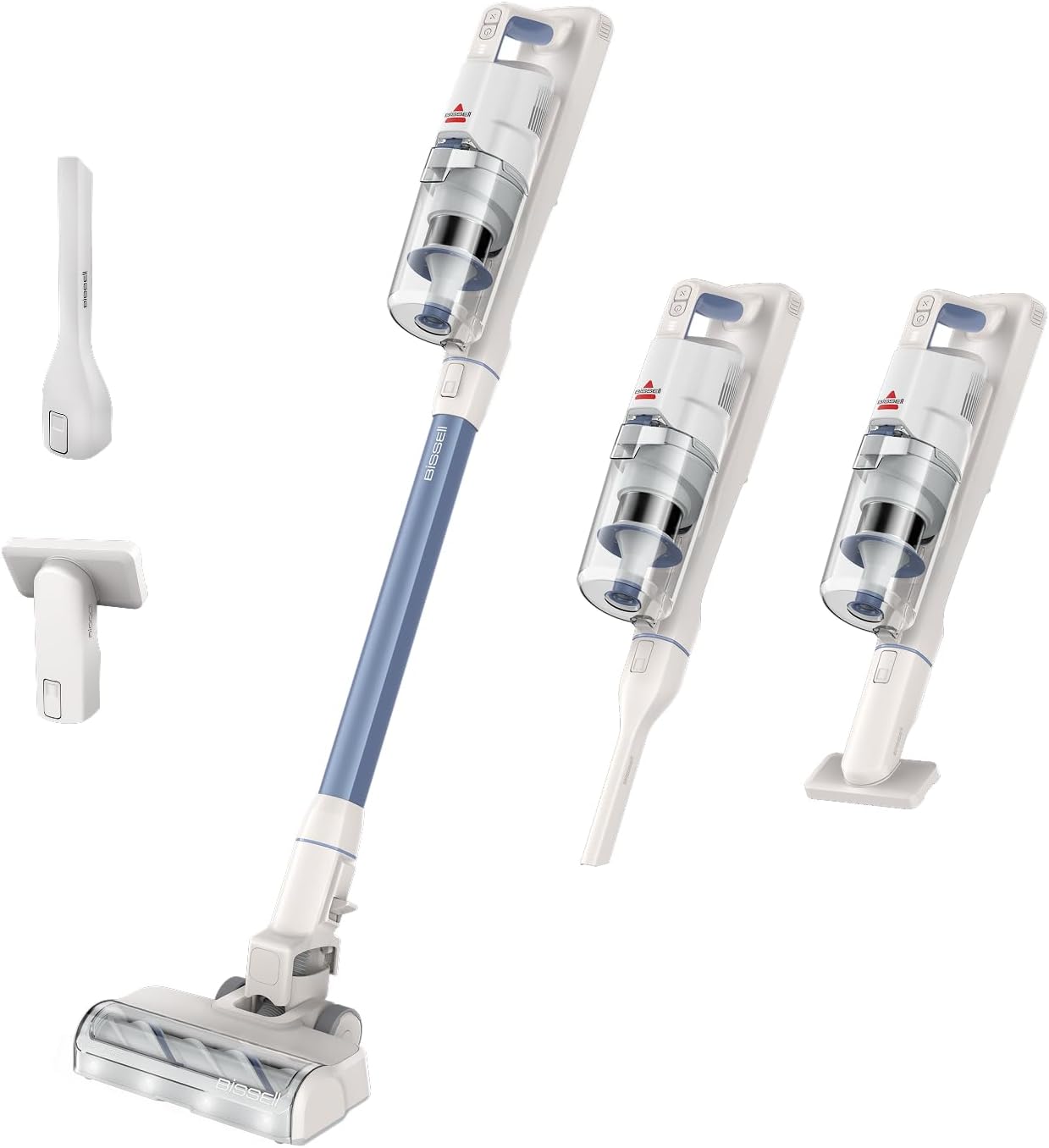 Bissell PowerClean, Broom Vacuum Cleaner, 200 W Motor, LED Lighting, Anti-Tangle Brush, 3-in-1, Freestanding Design, HEPA Filter, Removable Battery 2000 mAh, Battery Life 40 Minutes, 4261N - Image 1