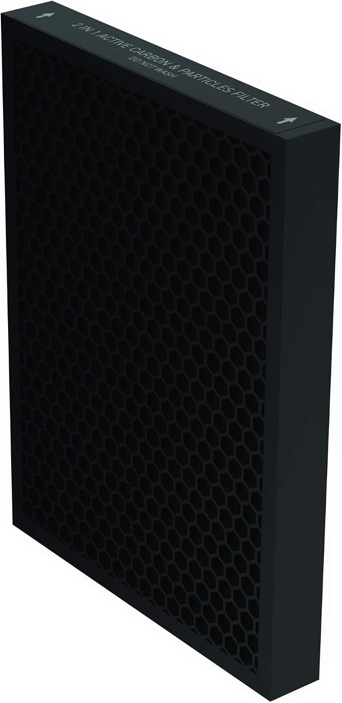 Rowenta 2 in 1 Activated Carbon Filter & Allergy+ for Rowenta Pure Air Essential Air Purifier Official Accessory XD6220F0 Black - Image 1
