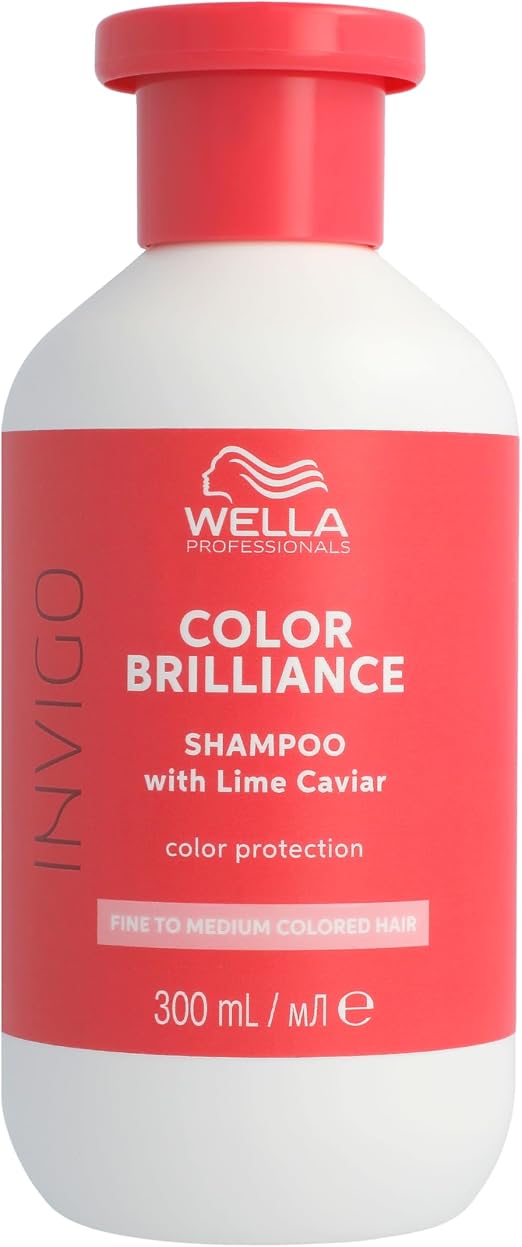 Wella Professionals Shampoing Invigo Color Brilliance - Maintient l'éclat et la protection de la couleur des cheveux - Shampoing pour cheveux colorés fins à normaux - Image 1
