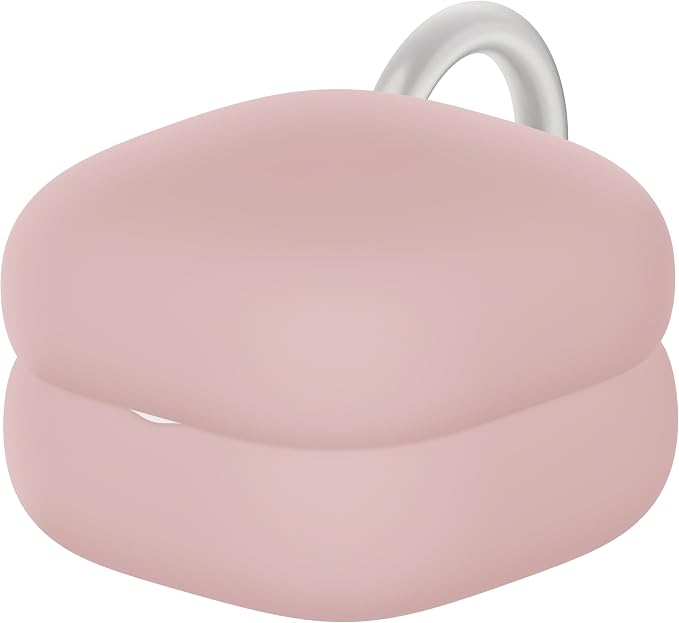 Sony LinkBuds Fit Case Cover - Easy Clip Ring, Customize Your Headphones, Only for LinkBuds Fit - Ash Pink - Image 1