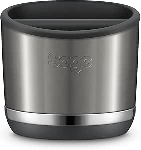 Sage - The Knock Box 10 - For easy and mess-free disposal of coffee capsules - Stores up to 10 espresso capsules - Stainless Steel Black - Image 1