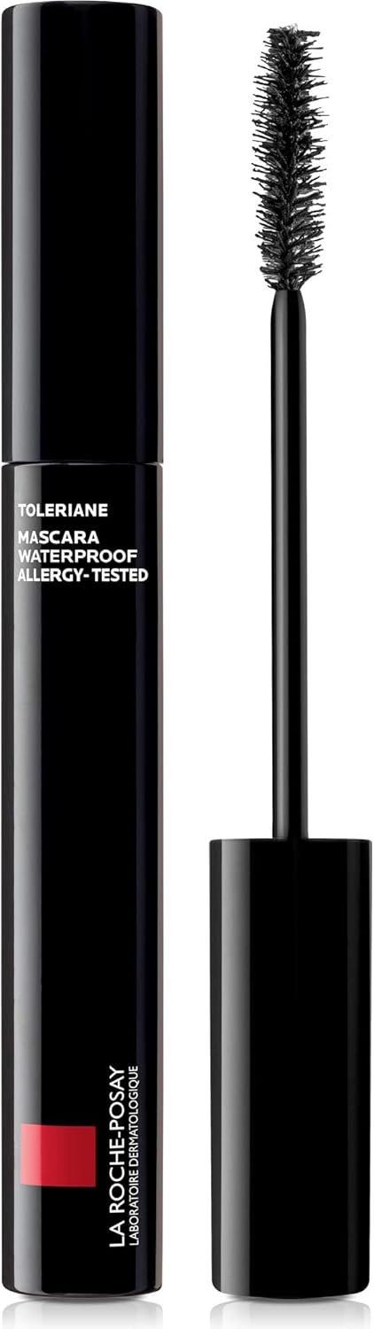 La Roche-Posay, Toleriane, Mascara Tenue Extrême Waterproof, Adapté aux Yeux Sensibles à Réactives, Démaquillage Facile, Enrichi en Sérum Revitalisant, Teinte : Noir - Image 1