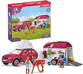 Horse Club 42535 Car Trip with Trailer for Horses with Hannah, Dad, Horse and Accessories Gift for Girls and Boys | Toy for Children from 5 Years | Set of 110 - Image 1