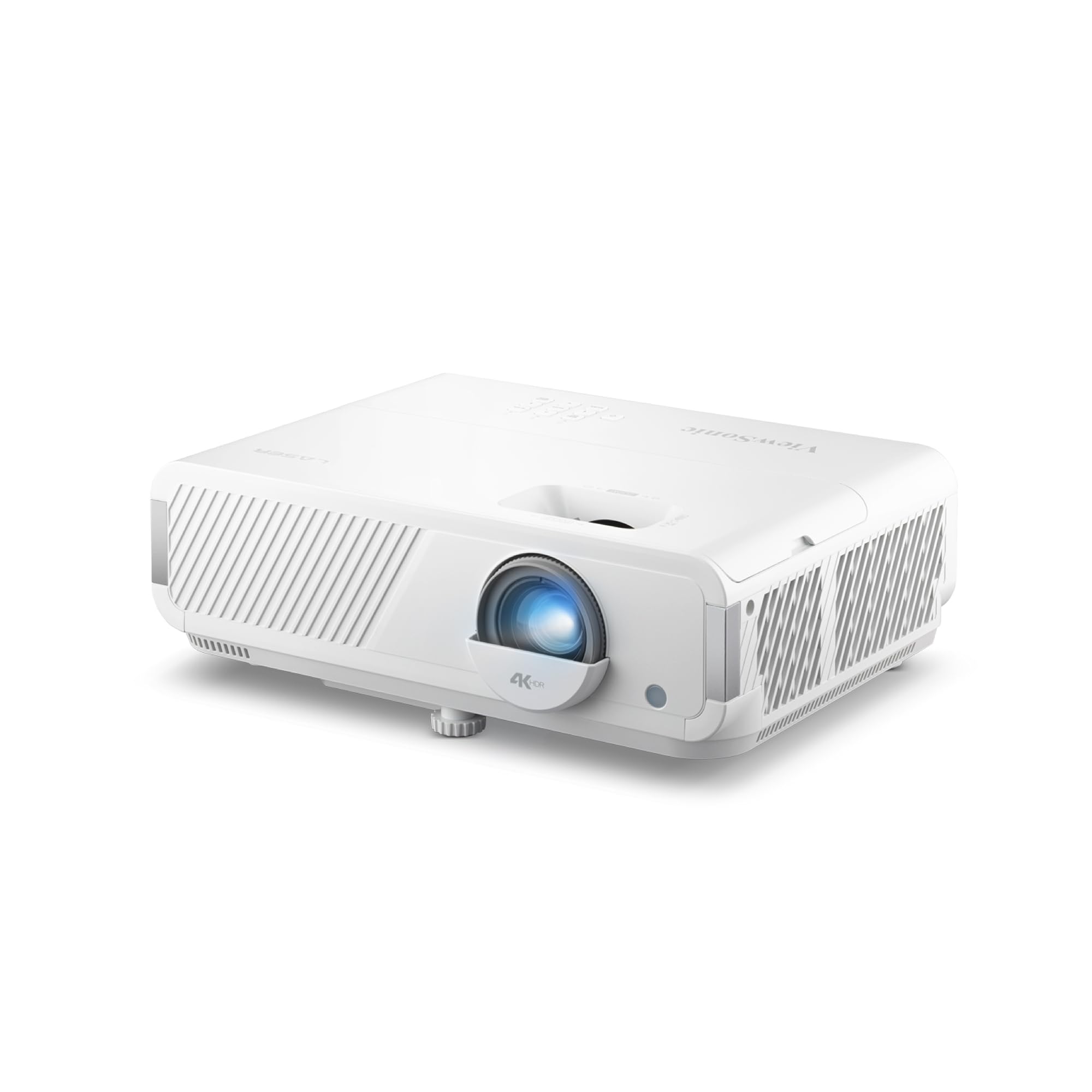 ViewSonic LX750-4K Real 4K Projector with Built-in Google TV, 4000 ANSI Lumens, HDR & HLG, 1.3X Optical Zoom, 2.9ms Input Delay, H/V Auto Keystone, Laser Projector for Home - Image 1