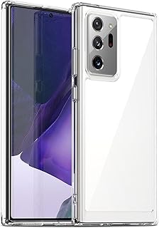 Coque pour Samsung Galaxy Note 20 Ultra 5G, Housse de Protection Antichoc, Anti-Jaunissemente, Anti-Rayures, Case Arrière Rigide en PC, Étui TPU Ultra-Mince, Transparente - Image 1