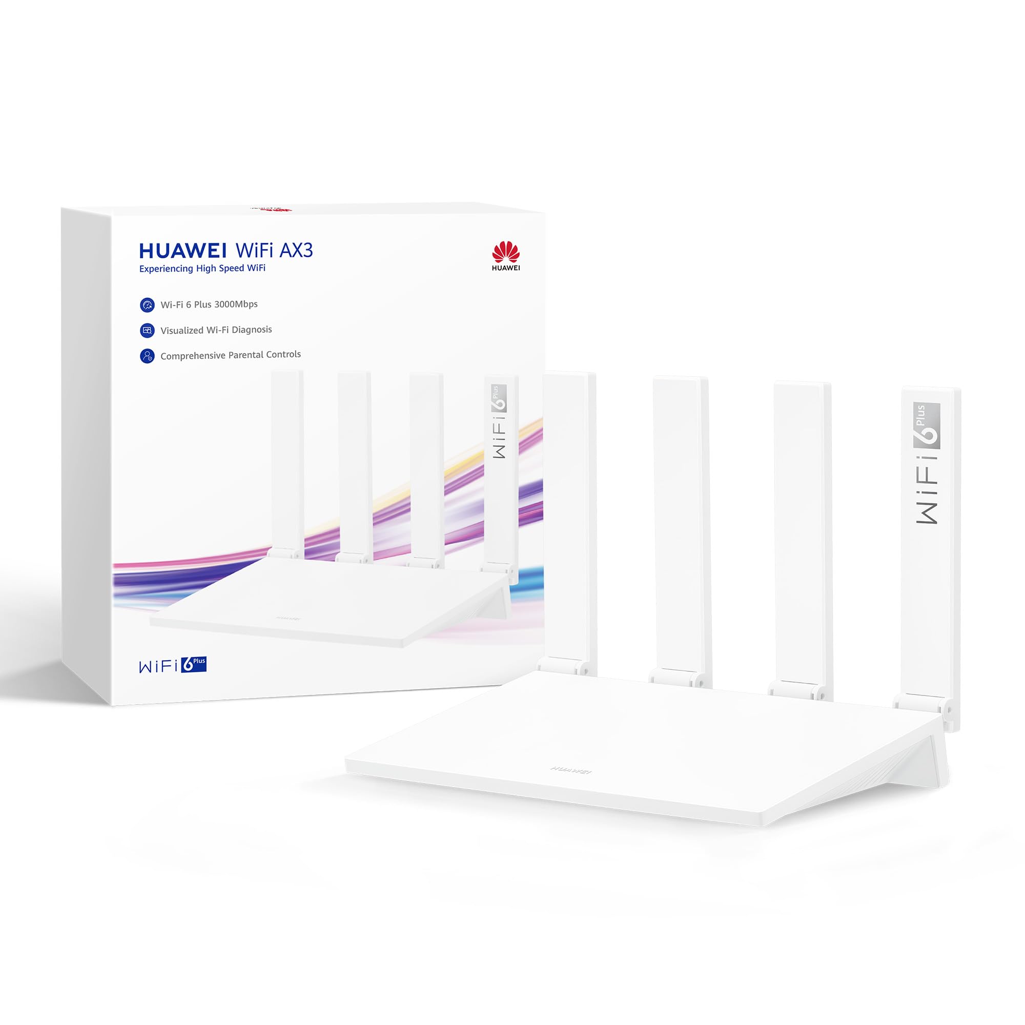 HUAWEI WiFi AX3 New 128MB+128MB, Wireless Gigabit Dual-Band Router, 4 Autoadaptive WAN/LAN GE Ports, WiFi Amplifier - Image 1