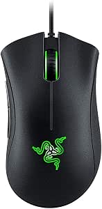 Razer DeathAdder Essential 4G Gaming Mouse Optical Sensor, 6400 DPI, Customizable Razer Chroma Lighting - Image 1