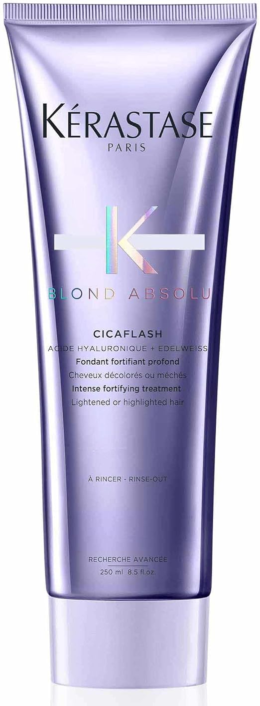 Kerastase Blond Absolu - Deep Fortifying Fondant Cicaflash - Repair & Anti-Breakage Conditioner - 98% Stronger & 71% Softer Hair - Blonde, Bleached or Highlighted Hair - 250 ml - Image 1