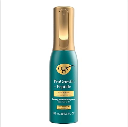 OGX ProGrowth Plus Peptide Serum Heat Protective Spray Instantly thickens hair from root to tip and protects against breakage for visibly thicker hair and - Image 1