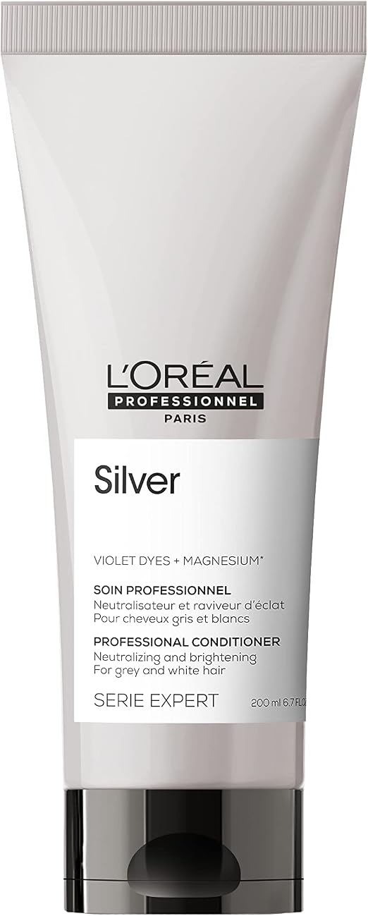 L'Oréal Professionnel Conditioner for Grey, White or Light Blonde Hair, Expert Silver Series, 200 ml - Image 1