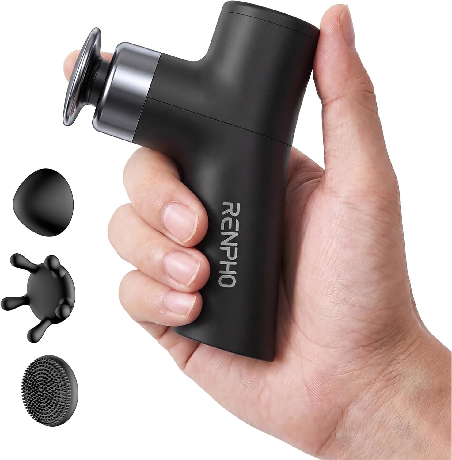 RENPHO Micro One Super Mini Massage Gun with 4 Speed, Valentine's Day Gift for Him, Small Massage Gun for Deep Tissue Muscle Relief, Massage Gun