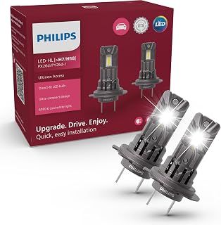 Philips Ultinon Access LED ampoule de phare automobile (H7), ultra-compact direct-fit, +80%, 6.000K, set de 2 - Image 1
