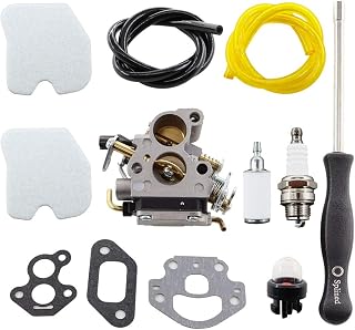 MCHNIC Carburateur avec filtre à air et bougie d'allumage pour Husqvarna 235 235E 236 236E 240 240E 120 MARK 2 Jonsered CS2234 CS2238 Tronçonneuse de rechange 574719402 545072601 - Image 1