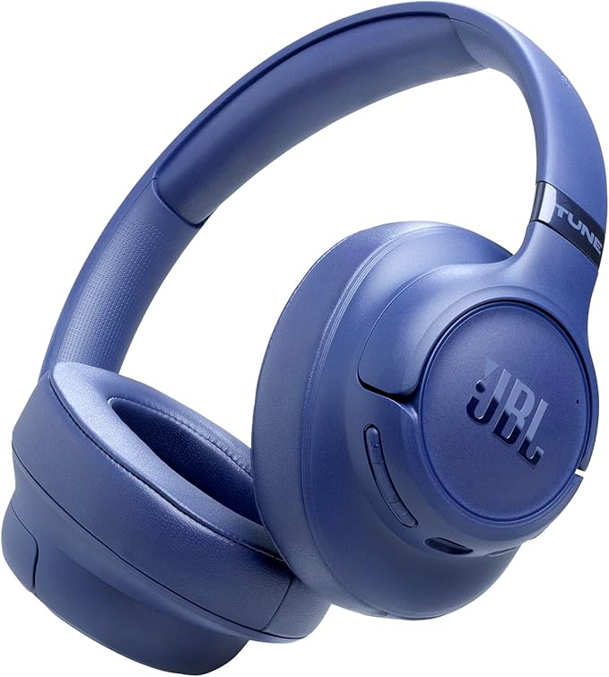 JBL Tune 780 NC Wireless Supra-Ear Headphones, Up to 76 Hours Battery Life, Adaptive Noise Reduction, Smart Ambient, Google Fast Pair, Microsoft Swift Pair, Blue - Image 1