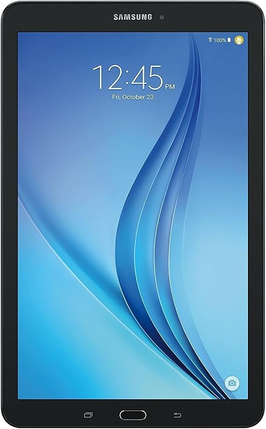 Samsung 2015 Tab E (9.6-Inch, Wi-FI, 16GB) Black Metallic (Verizon Brand) (Refurbished) - Image 1