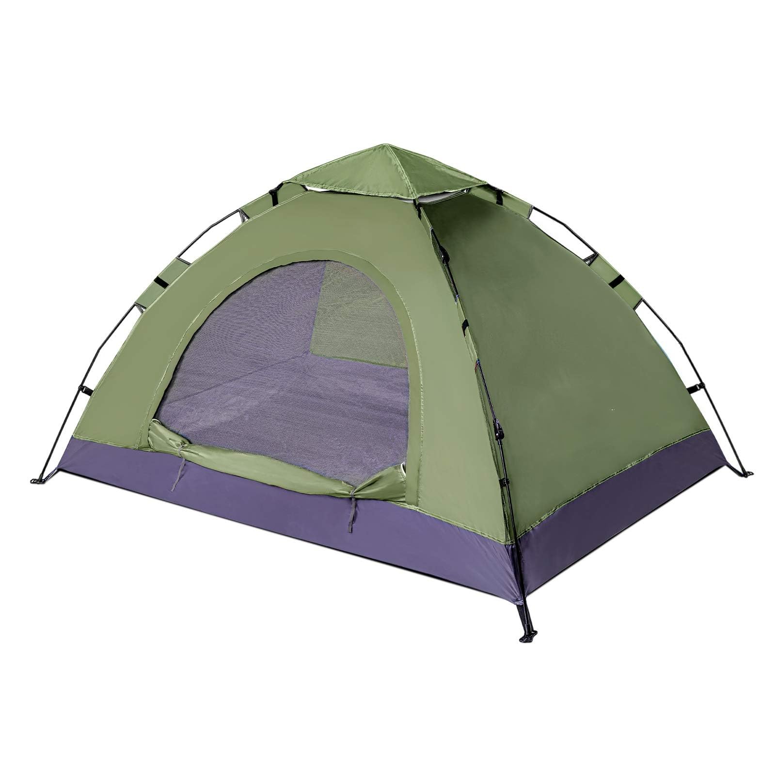 Tente de Camping 2 Personnes, Ultra légère Tente 2 Places imperméable Facile à Installer, Petite Taille, Tent dôme pour l'extérieur, Emballage vélo, Trekking - Image 1