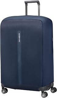 TA Revolution - Housse Pliable pour Valise Taille L, Housse pour Valise adaptée pour 75–79 cm, Protection Bagage de Voyage, avec Détail Réfléchissant, Bleu (Bleu Minuit) - Image 1