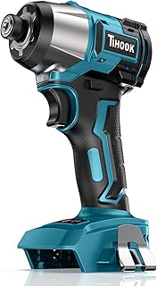 Tournevis sans fil pour Makita 18V, 200 Nm Perceuse à percussion sans balais Tournevis 1/4", LED, 2 vitesses 1900/3200 tr/min pour montage de meubles, bricolage, réparation (Non Batterie) - Image 1