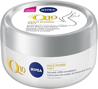 NIVEA Q10 - Baume Corps Multi Power 4-En-1 Fermeté + Remodelant - Hydrate & Soutient L'Élasticité De La Peau - Q10 & Extrait De Soja - Raffermit Cuisses, Fesses & Ventre - Tous Types De Peaux - 300 ml - Image 1