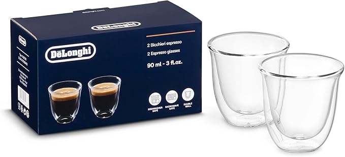 Delonghi Espresso Glass 2er Doppelwandiges Thermoglas - Image 1