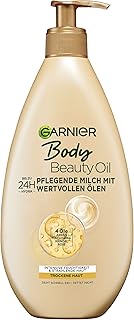 Garnier Oil Beauty Masque nourrissant Huile pour le corps riche avec huile d'argan et huile d'amande, huile de rose et macadamia 400 ml - Image 1
