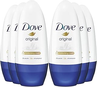 Dove Lot de 6 déodorants anti-transpirant 48H sans alcool 50 ml - Image 1