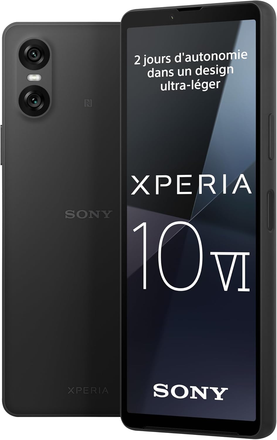Sony Xperia 10 VI Noir - 6.1 Pouces 21:9 Wide OLED - Trois Longueurs Focales - Prise Jack 3.5 mm - Android 14 - Débloqué - 128GO - 8GO RAM - Image 1