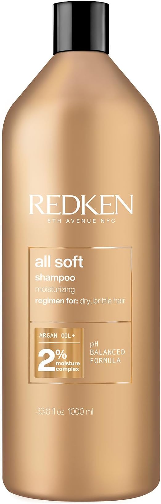 Redken All Soft Shampoo 1 Litre - Image 1