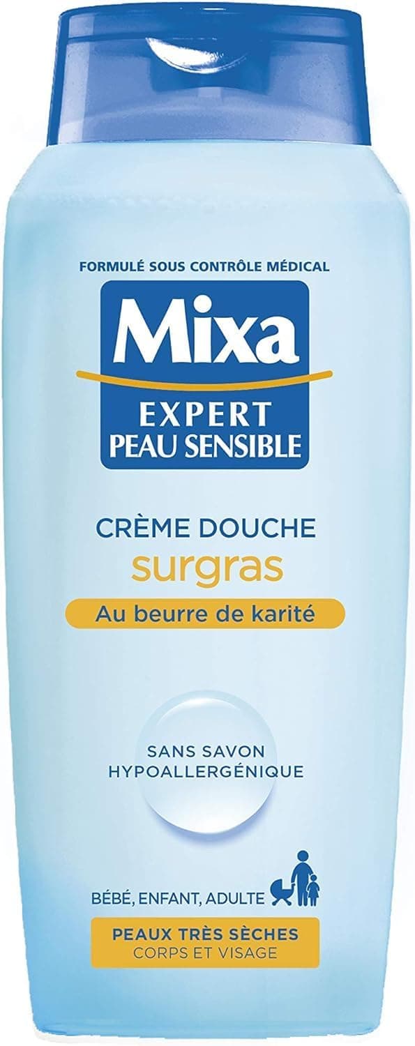 Mixa Expert Peau Sensible Crème Douche Surgras Au Beurre De Karité 1 Unité