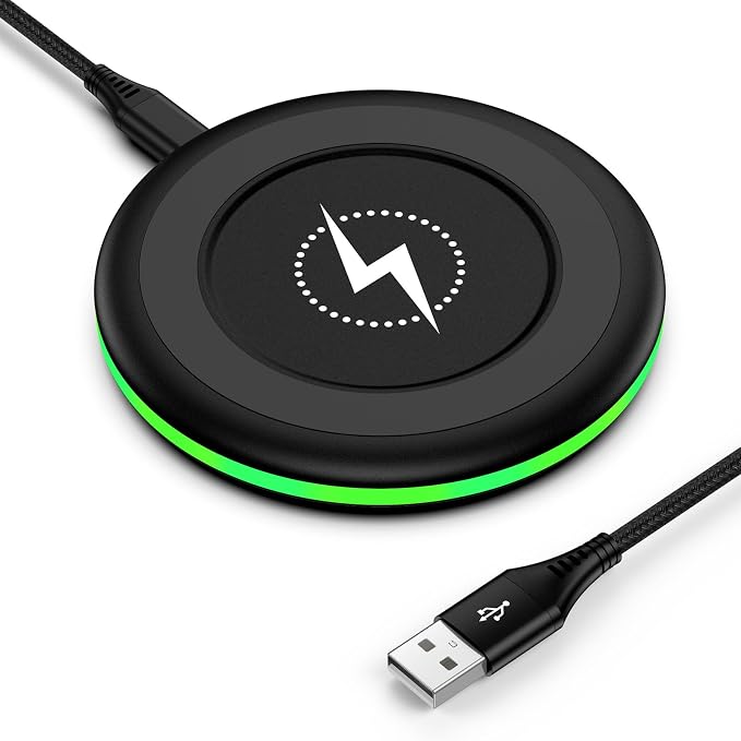 15W Fast Wireless Charger for Google Pixel 10 Pro/10/9 Pro/9a/9/8/7, Samsung Galaxy S25 Ultra/S24 FE/S23/S22/S21/S20, Inductive Charging Dock for iPhone 17/16/15 - Image 1