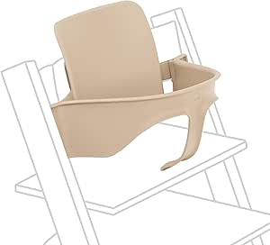 Stokke Tripp Trapp Baby Set2, Natural - For 6-36 Months - Turn Tripp Trapp into a Comfortable High Chair - Only Compatible with Chairs Produced After May 2003 - Image 1