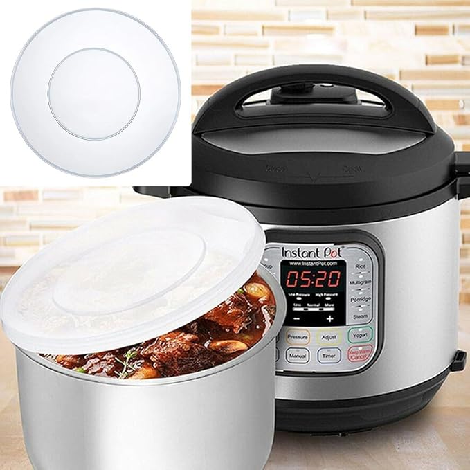 Stylish design silicone lid compatible with all major brands of instant pots up to 6 litres capacity - Image 1