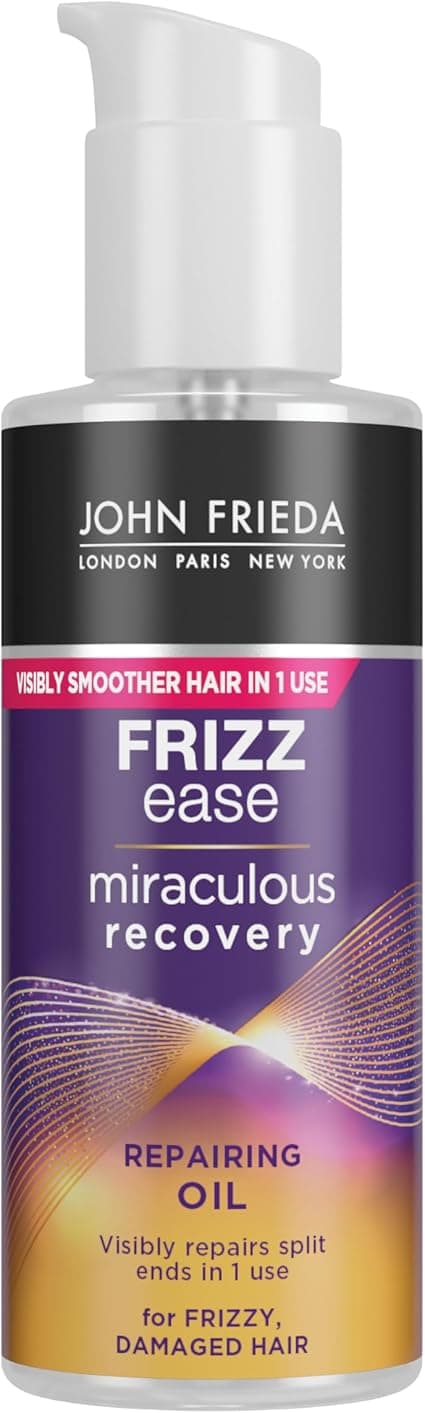 John Frieda Frizz Ease Miracle Repair Series Hair Oil 100ml Anti-Frizz Effect Hair Type: Unruly, Curly, Damaged, Damaged