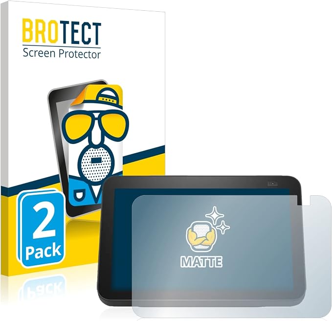 brotect Protection Ecran Anti-Reflet pour Amazon Echo Show 8 2021 (2e Gen.) (2 Pièces) - Film Mat - Image 1